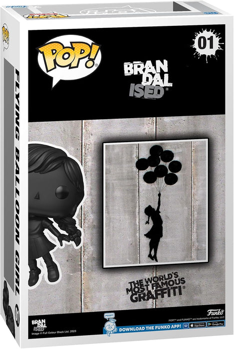 Funko Pop! #01 Flying Balloon Girl Banksy Brandalised Collectible