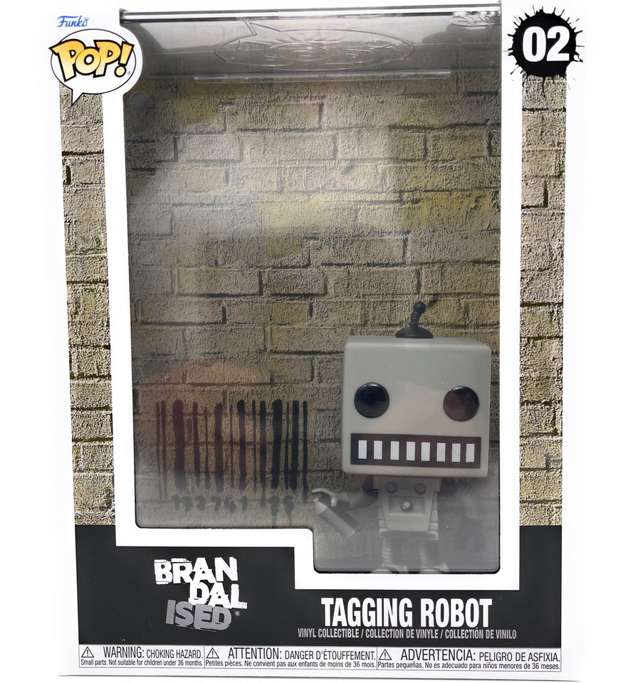 Funko Brandalised Tagging Robot Banksy Pop Vinyl Figure