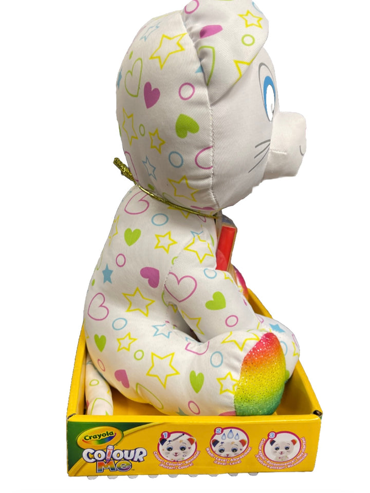 Crayola Colour Me Kitten Soft Toy with Felt Tip Pens 1