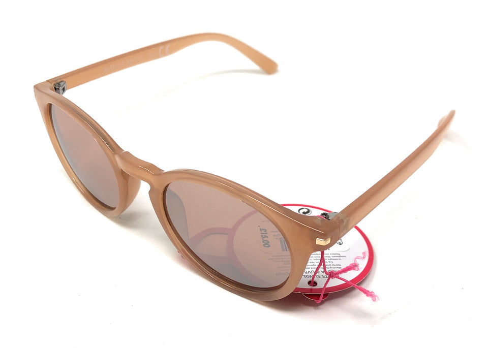 Fashion-Forward Nude Frame Sunglasses by Boots