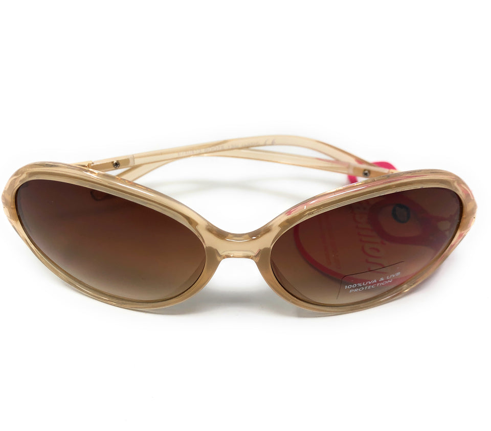 Women's Fashion Sunglasses with Translucent Gold Frame by Boots
