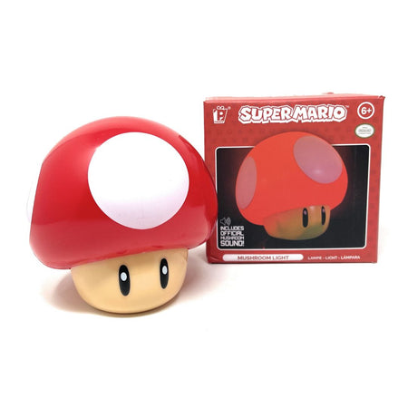 Super Mario Bros Toad Mushroom LED Light with Sounds